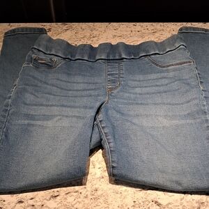 Nine West Heidi Pull On Skinny Jeans Stretchy Jeggings